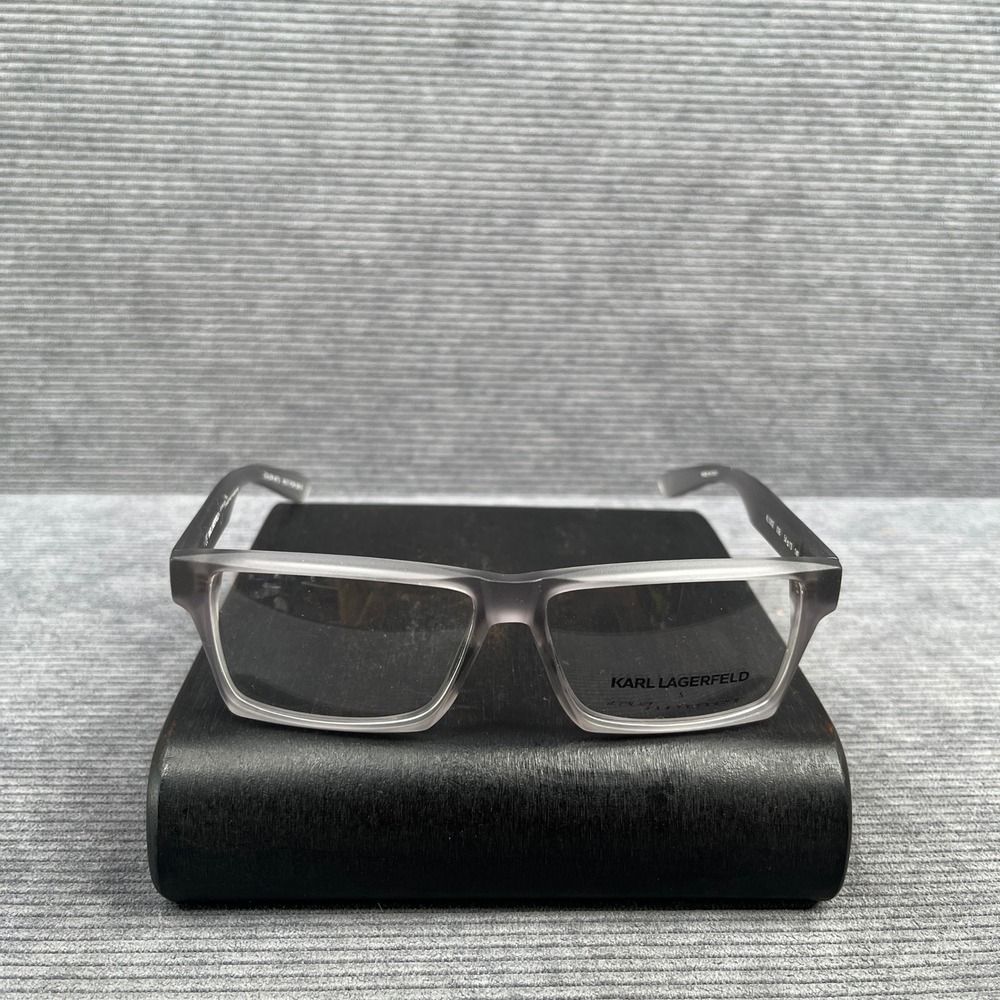 Karl Lagerfeld x Italia Independent KL1002 036 Grey Y2k Eyeglasses 54-13-140